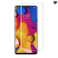 G7ปีก LG จอโค้ง3มิติ G8 G9กำมะหยี่ V30 V30S V40 V50แบบบาง5กรัมฝาครอบแบบเต็มหน้าจอปกป้องหน้าจอกระจกเทมเปอร์