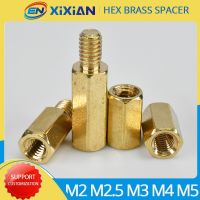 M2 M2.5 M3 M4 M5 Hex Standoff Brass Spacer Hexagon Stand off PCB Board Motherboard Column Rack Stud Copper Pillar Nut Bolt Screw Screw Nut Drivers