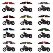 Bình xăng xe máy Decal 3D nhãn dán cho Harley Sportster XL 883 1200 48 72