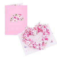Flower Birthday Card Floral Thank you Card Wedding Invitations Cherry Blossom Gifts For Mothers Day Anniversary Greeting Cards Greeting Cards