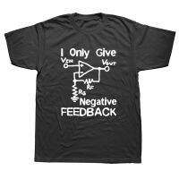 New funny cotton short sleeve T-shirt cotton printed T-shirt I give negative feedback Engineer Computer T-shirt