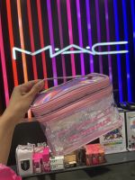 MAC กระเป๋าใส่เครื่องสำอาง 2 ชั้น สีสวยหวาน ใบใหญ่ จุของได้เยอะ