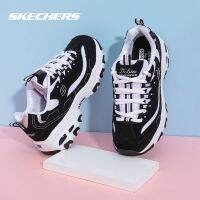 Skehes Dlite Skechers รองเท้าผู้หญิงฤดูใบไม้ผลิสีดำและสีขาวรุ่นคลาสสิกรุ่นแพนด้ารองเท้าคู่แฟชั่นรองเท้าคุณพ่อ AGP