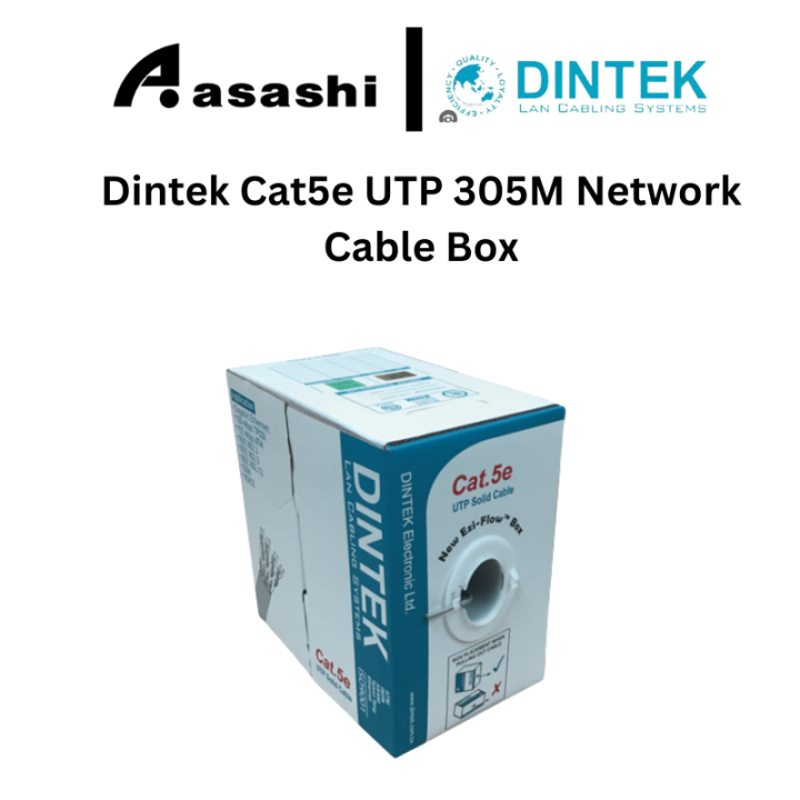 Dintek Cat5e UTP 305M Network Cable Box (110103331) Lazada