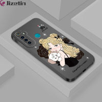 Jizetin เคสโทรศัพท์สำหรับ Realme 5 Realme 5i Realme 5S Realme 5 Pro ลายการ์ตูนสาวสวยน่ารักลูกสุนัขโทรศัพท์ดีไซน์กรอบกล้องเต็มรูปแบบซิลิโคน TPU ป้องกันเคสกันกระแทก