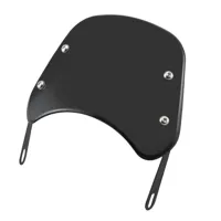 Cafe Racer Windshield Compact Sport Wind Deflector Visor เหมาะกับรถจักรยานยนต์5-7นิ้วไฟหน้ากระจก