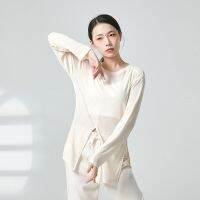 ﹊ Modern Dance Dance Students Wear Loose Long-Sleeved Blouses For Daily Wear Chinese Figure Classical Dance Costumes