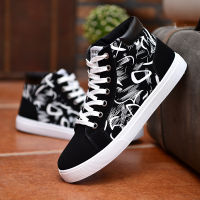 Men Casual Skateboarding Shoes High Top Sneakers Sports Shoes Men Outdoor Breathable Walking Shoes Street Shoes Chaussure Homme