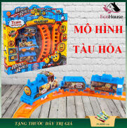 Đồ chơi trẻ em, bộ đồ chơi đoàn tàu cho các bé, đường ray xe lửa