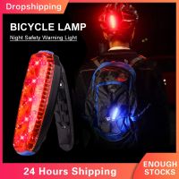 ♟☁✶ Outdoor Bicycle Taillights MTB Mini Bicycle Taillights Backpack Lights Helmet Lights Running Safety Warnings Cycling Accessories