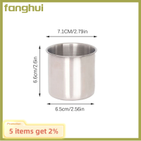 Fanghui โถชากระบอกใส่น้ำสแตนเลสสตีลขนาด150มล. 250มล. 370มล. แก้วเบียร์แบบพกพา1ชิ้น