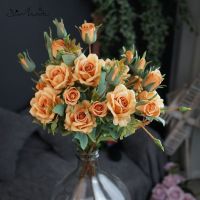 hotx【DT】 SunMade Multi-Head Branch Silk Artificial Flowers Wedding Artificales