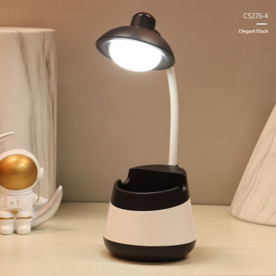 Led Desk Lamp Study Lamp Eye Protection Lamp Student Dormitory Usb Rechargeable Plug-in Antique Bedroom Bedside Lamp Night