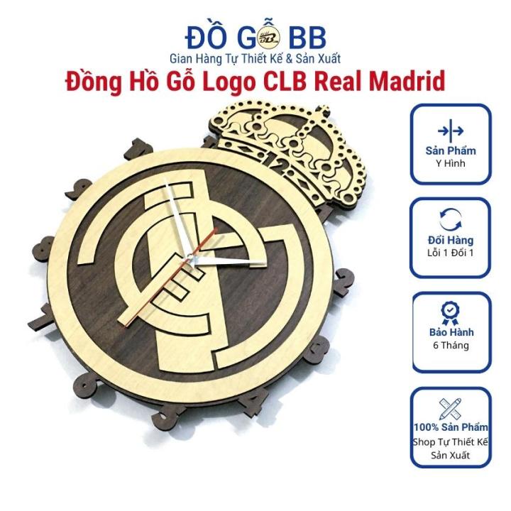 Đồng hồ tranh Real Madrid: Chỉ cần một cái nhìn ngắm tình tự của đồng hồ tranh Real Madrid, bạn sẽ cảm thấy sự ấn tượng vượt trội của nó. Tổ hợp giữa những đường nét cứng nhắc và phong cách sang trọng, chiếc đồng hồ tranh phù hợp với những ai yêu mến câu lạc bộ bóng đá Real Madrid. Nhấn vào ảnh để chiêm ngưỡng chi tiết độc đáo trên đồng hồ tranh.