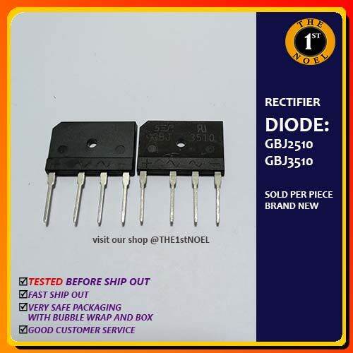 DIODE GBJ2510 GBJ3510 BRIDGE FULL WAVE RECTIFIER Lazada PH