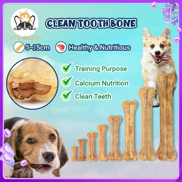 PET HOUSES Dog Chew Bones Dog Toy Griding Molar Teething Bone Chewing