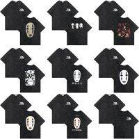 Japanese Anime No Face Man Graphic Printed Tee Shirt Men Women Fashion Casual Oversized T-Shirts Streetwear Unisex Manga Tshirt 4XL 5XL 6XL