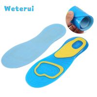 Plantar Fasciitis Silicone Gel Heel Spur Running Sport Insoles for Women Men Pain Relief Shoe Pads for Sneakers Work Boots Shoes Accessories