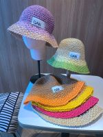 Hat womens spring GANNIˉ and summer new black and yellow color design sense niche high-end casual knitted beret