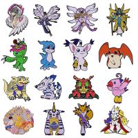 【DT】hot！ Anime Games Digimon Adventure Enamel Pins Metal Brooch Badge Fashion Hat Accessory Gifts