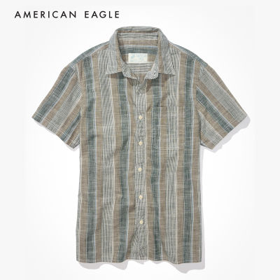 American Eagle Terry Slub Shirt เสื้อเชิ้ต ผู้ชาย (NMSH 015-6026-335)