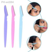 3pc Eyebrow Trimmer Safety Mini Portable Painless Face Razor Clean Blade Shaver Eye Brow Cutters Shave Hair Makeup Tool