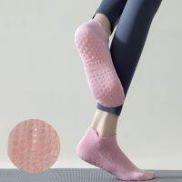 【YD】 Socks Hollow Out Mesh Breathable Ballet Pilates Silicone Non-slip Color Cotton