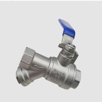 1/2 quot; 3/4 quot; 1 quot; Female Inline Y Mesh Strainer Threads Filter 304 Stainless Steel Filter Water Pipe Valve With The Handle