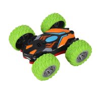 C2Double Sided 3D Flip RC Stunt Car 2.4G 4CH Stunt Car Rock Crawler Roll Car 360 Fahrenheitlip Kids Robot RC Cars Toys for Gifts