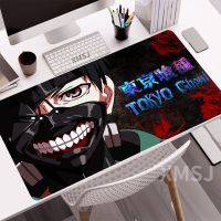 อะนิเมะยอดนิยม Tokyo Ghoul แล็ปท็อปอุปกรณ์เกมมิ่ง แผ่นรองเมาส์เกม คีย์บอร์ด รักบี้คอมพิวเตอร์เดสก์ท็อป เครื่องเกมคอนโซล แผ่นรองเมาส์อะนิเมะ แผ่นรองโต๊ะ