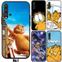 14XVV Garfield Cartoon อ่อนนุ่ม High Quality ซิลิโคน TPU Phone เคสโทรศัพท์ ปก หรับ Huawei P10 P20 P30 Pro Lite Y5P Y6 Y6P Y7A Y8P Y9A Y8S Y9S Y7 Y9 Prime