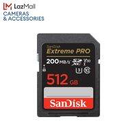 SanDisk Extreme Pro SDXC, SDXXD 512GB, V30, U3, C10, UHS-I, 200MB/s R, 140MB/s W, 4x6, Lifetime Limited ( SDSDXXD-512G-GN4IN ) ( เมมโมรี่การ์ด เอสดีการ์ด )