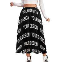 Add Design Customized Skirt Custom Made Your Image Aesthetic Casual Skirts Vintage Boho Skirt Female Printed Oversized Clothing