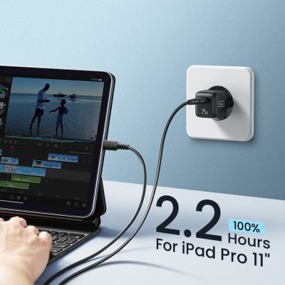 INIU ที่ชาร์จ USB Type C 25W ชาร์จเร็วอะแดปเตอร์ติดผนังชาร์จเร็วสำหรับ13 S21 S20 Google Ipad Pro