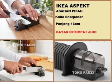 ASPEKT Knife sharpener, black - IKEA