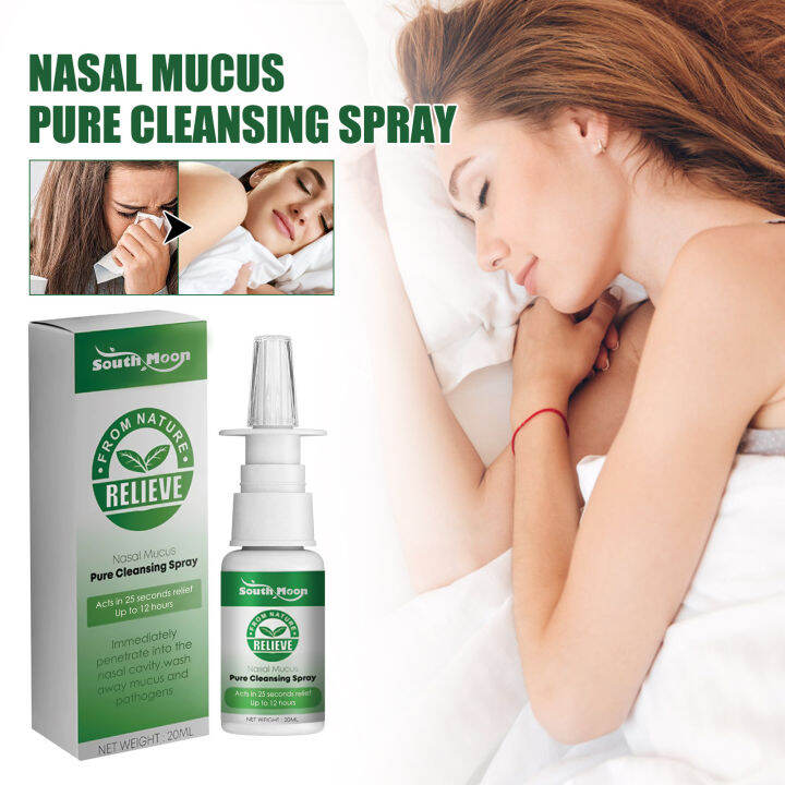 South Moon 20ml Nature Relieve Nasal Mucus Pure Cleansing Spay Acts in ...