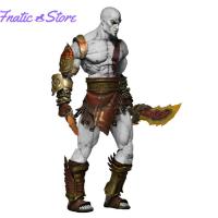 7in ผีของสปาร์ตา Kratos คอลเลกชันตัวละครตุ๊กตาขยับแขนขาได้ NECA เทพแห่งสงคราม3 Cratos ของเล่นตกแต่งบ้านเทพแห่งสงคราม3โมเดลมีคาแรกเตอร์ของขวัญที่ดีที่สุด