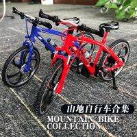 [COD] Boxed simulation folding bike male and female alloy bicycle model parent-child decoration