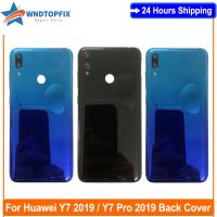 lumude New For Huawei Y7 2019 Y7 Pro 2019 Y7 Prime 2019 Back Battery Cover Rear Housing Y7 2019 Case Y7 Pro 2019 Battery Cover