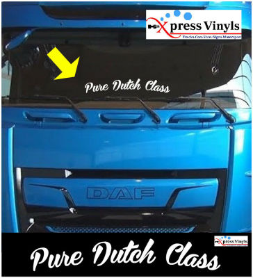 สำหรับ DAF "Pure Dutch Class" Windscreen Decal สติกเกอร์กราฟิกรถบรรทุกเหมาะกับ LF CF XF