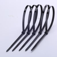 4×200MM Self-locking Nylon cable Tie wire binding rope Plastic cable tie 100 pieces black and white Cable Management