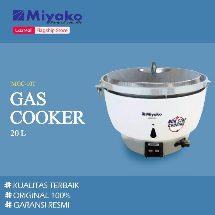 MIYAKO Gas Rice Cooker 20 L MGC 10T Lazada Indonesia