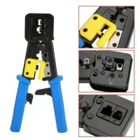 6P/8P Wire clamps network Cable Tool Ratchet Crimper 6P/8P RJ45 network Cable Pliers