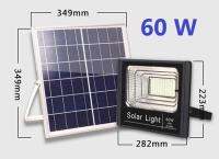 รุ่นใหม่ คุณภาพส่งออก โคมไฟสปอร์ตไลท์ โซล่าเซลล์ 100W Chip SMD สว่างกว่าเดิม เเสงขาว