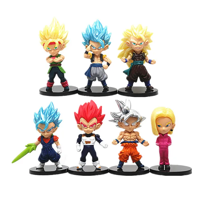 อะนิเมะ D Ragon B All ซูเปอร์รูปคุผักตกแต่งรุ่น Saiyan แอ็คชั่นตุ๊กตาคอ ...