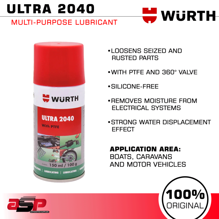 Wurth Multi Purpose Lubricant Ultra 2040 150ml Lazada Ph