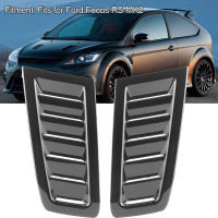 2PCS Front Hood Vents For Ford Focus MK2 MK3 2004-2015 Air Flow Intake Decorative Scoop Bonnet Cover Scoop Car Accessories