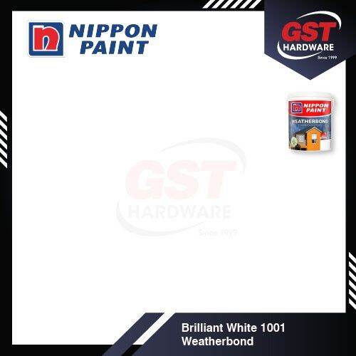 Nippon Weatherbond 18L Nippon Brilliant White Paint 1001 Wall Paint ...