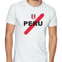 Peru Team Soccer T-Shirt Adults MenS Soccer Jersey 2019 Summer Cotton Good Quality Shirts Funny Print T Shirts