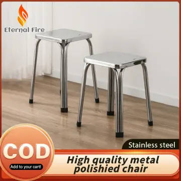 Steel round best sale chair price